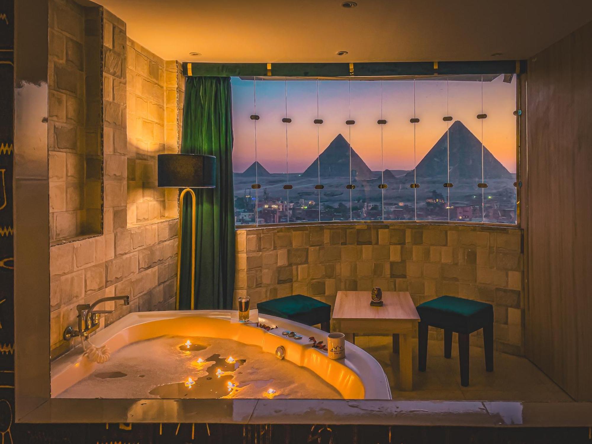 Jumeirah Pyramids View Inn Kafret el-Gabal Exteriör bild